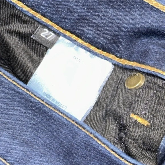 NWT HUDSON KRISTA ANKLE SUPER SKINNY DARK JEAN SIZE 27 COLOR ALGA NWA407ZG1 - Picture 9 of 9